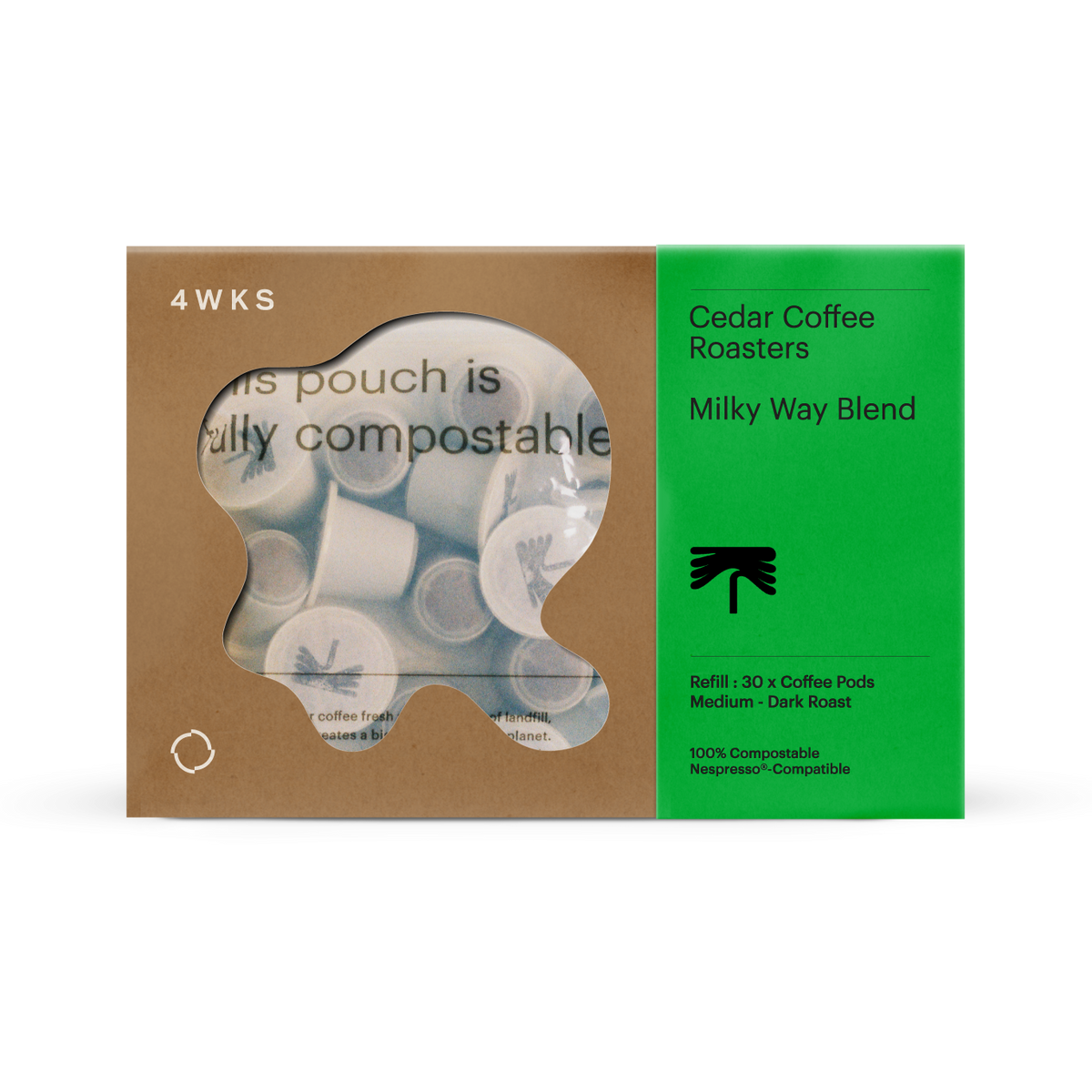 Cedar Milky Way Compostable Pods Cedar Coffee Roasters